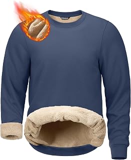 G Gradual Sherpa Lined Sweatshirts for Men Fleece Pullover