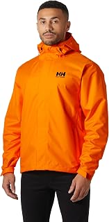 Helly Hansen Men's Seven J Waterproof Windproof Breathable Rain Coat Jacket