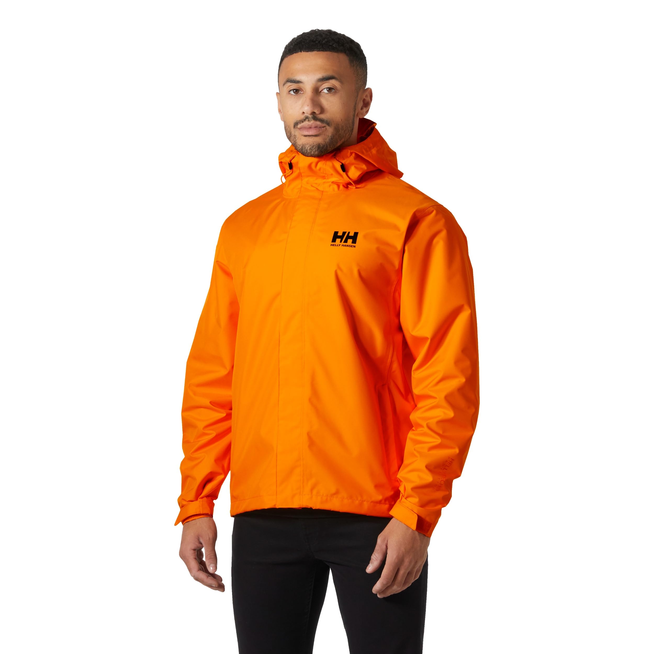 Helly Hansen Men's Seven J Waterproof Windproof Breathable Rain Coat Jacket