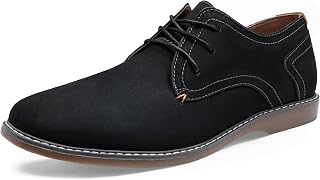 Jousen Men's Casual Dress Shoes Retro Oxfords Business Comfort Formal Shoes