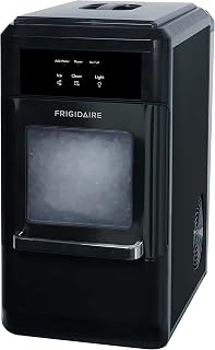 Frigidaire EFIC237 Countertop Crunchy Chewable Nugget Ice Maker, 44lbs per day, Black Stainless