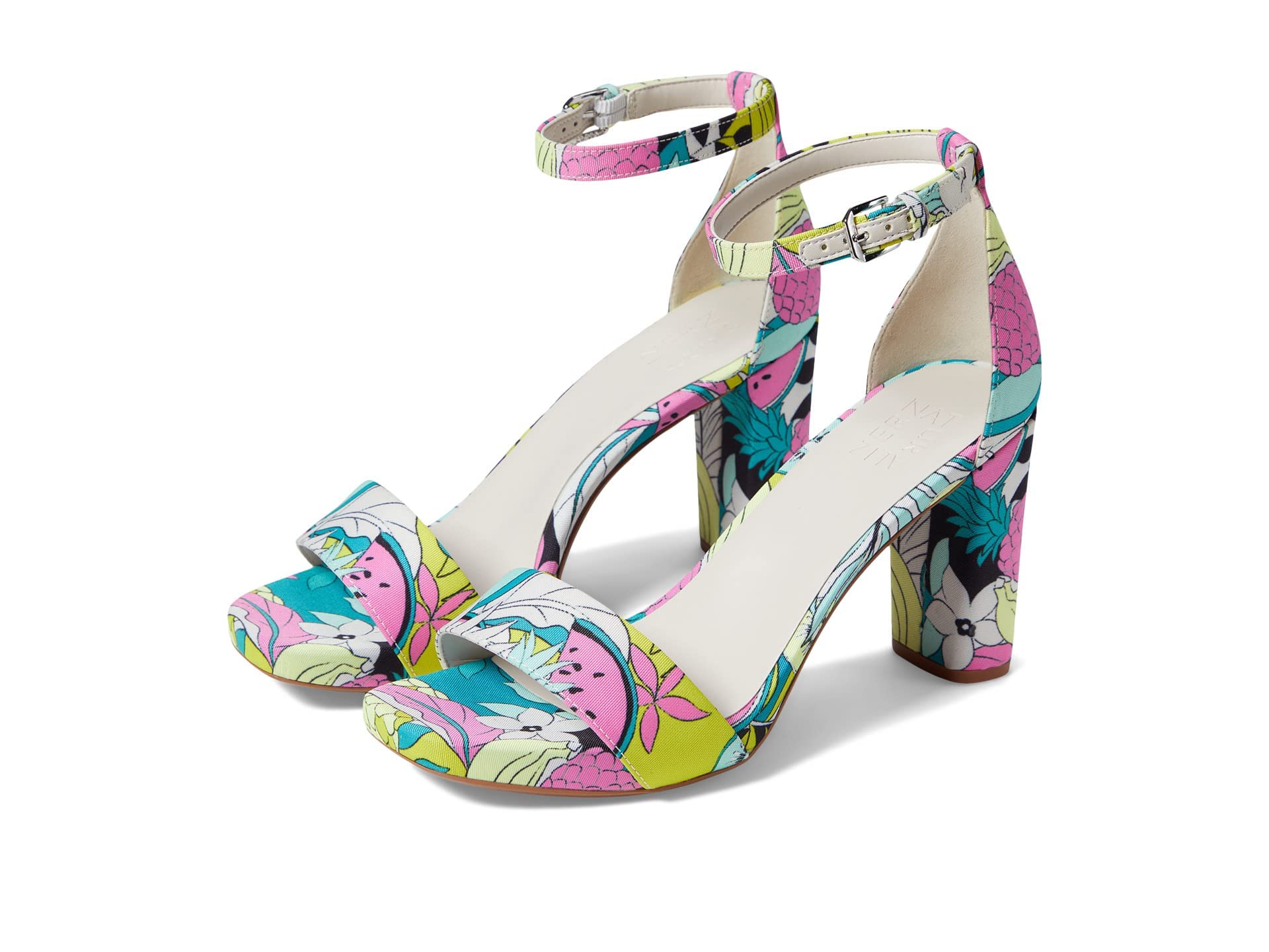 Naturalizer womens Joy Ankle Strap Heeled Dress Sandals Heeled Sandal