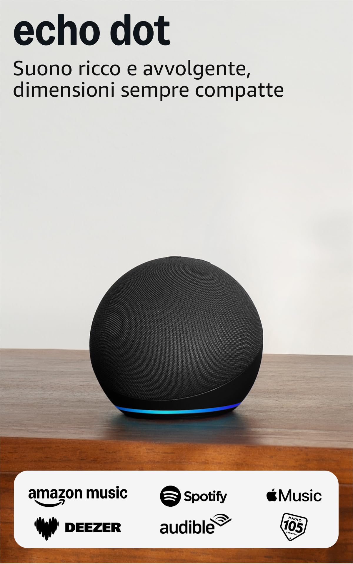 Echo Dot (Newest gen) | Big vibrant sound Wi-Fi and Bluetooth smart speaker with