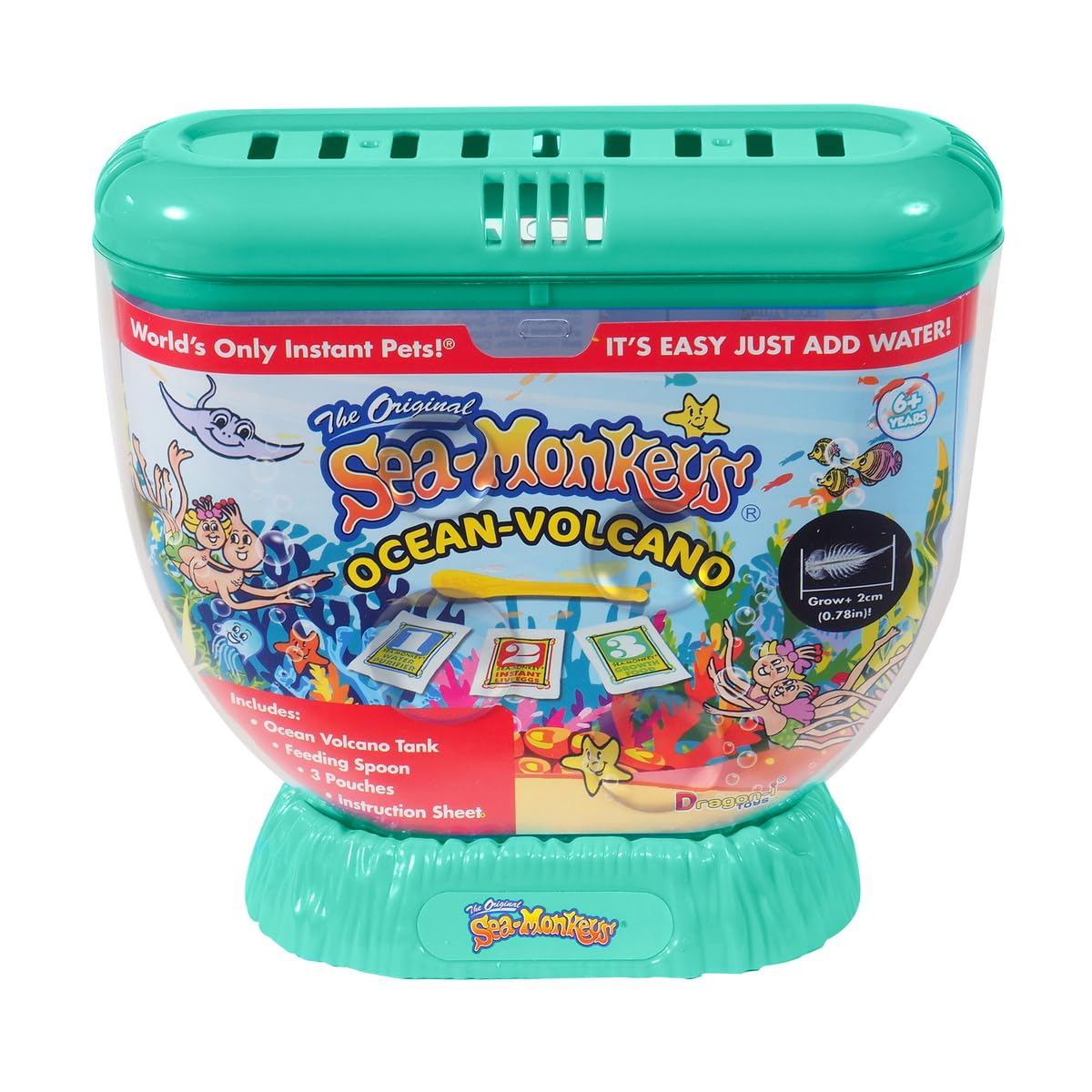 Sea-Monkeys® Ocean Volcano - World's Only Instant Pets® - Assorted Colors - Ages