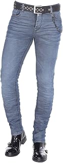 Cipo & Baxx Men's Jeans, Modern Denim, Distinctive Details, Versatile for Leisure and Urban Style