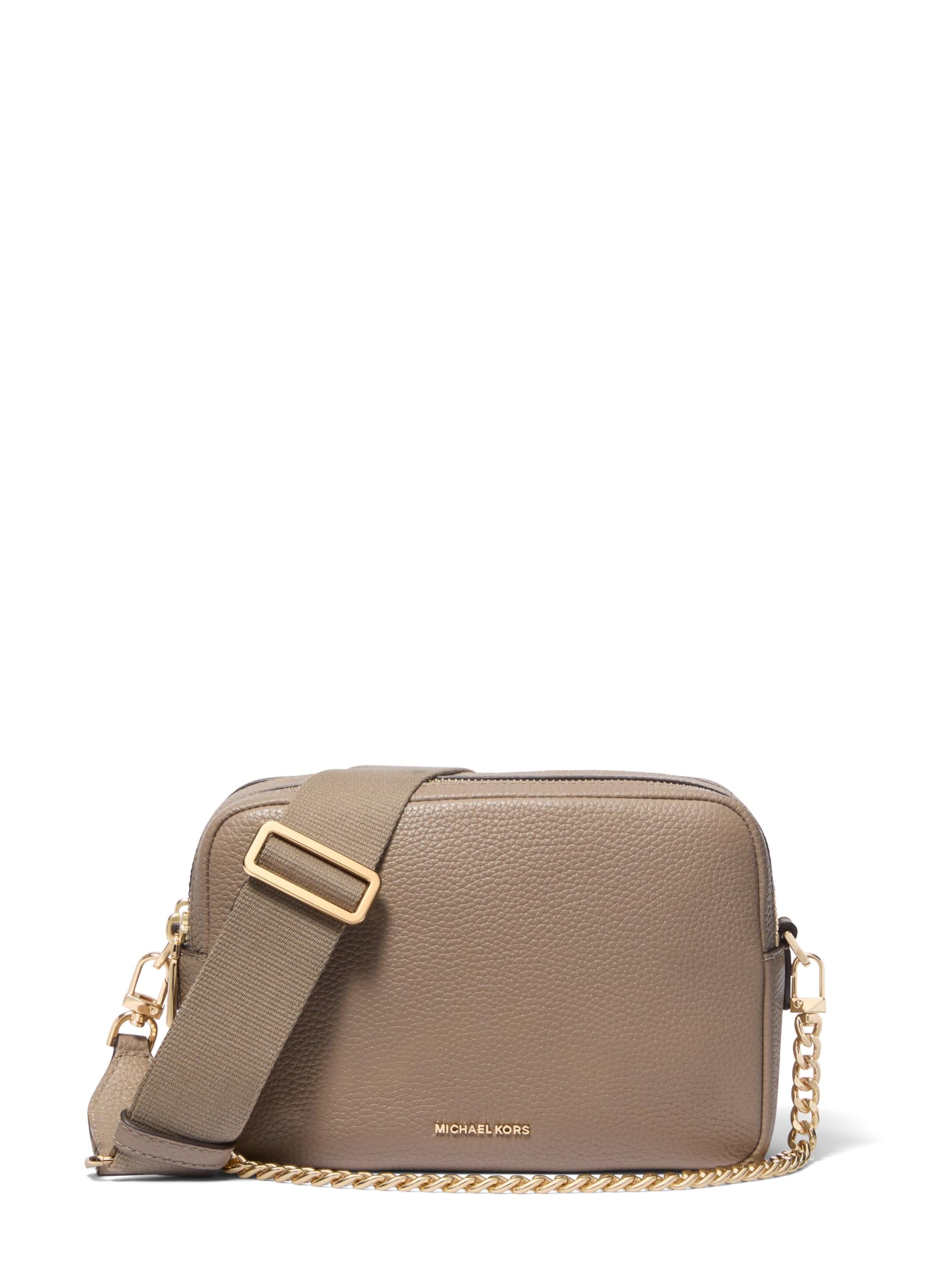 Michael Kors Womens Bryant Medium Double Zip Chain Camera Crossbody BagBryant Me