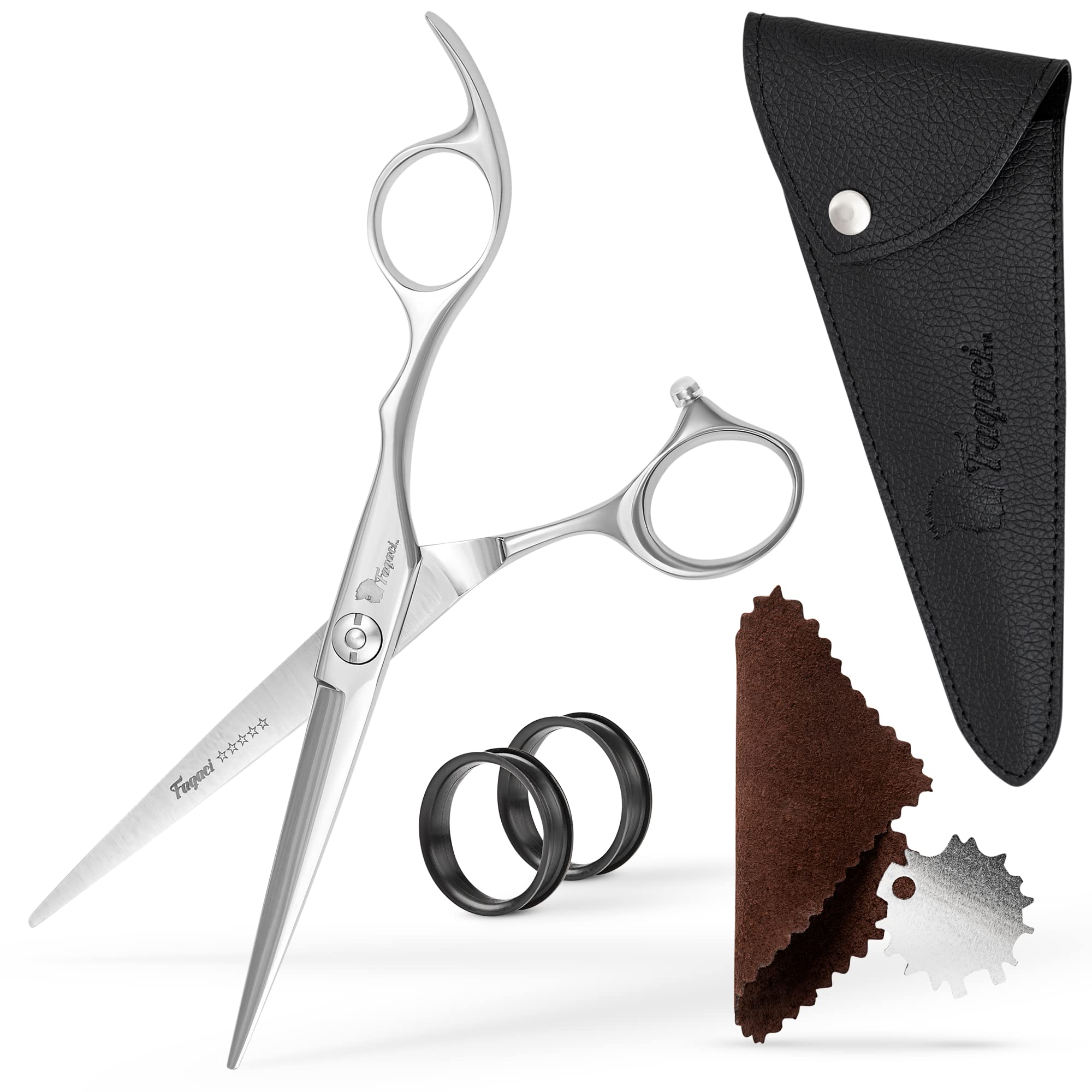 Fagaci Professional Hair Scissors 6" Sharp Blades, Hair Cutting Shears
