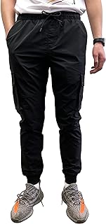 Southpole Men's Active Fleece Open Bottom Sweatpants - Regular, Big & Tall Sizes, Black Tech Woven, Medium