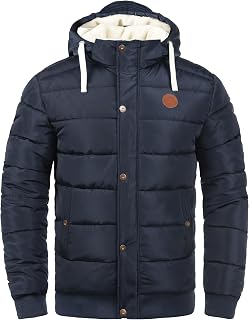 Blend Frederico Men's Winter Jacket Outdoor Jacket with Teddy Fleece with Hood