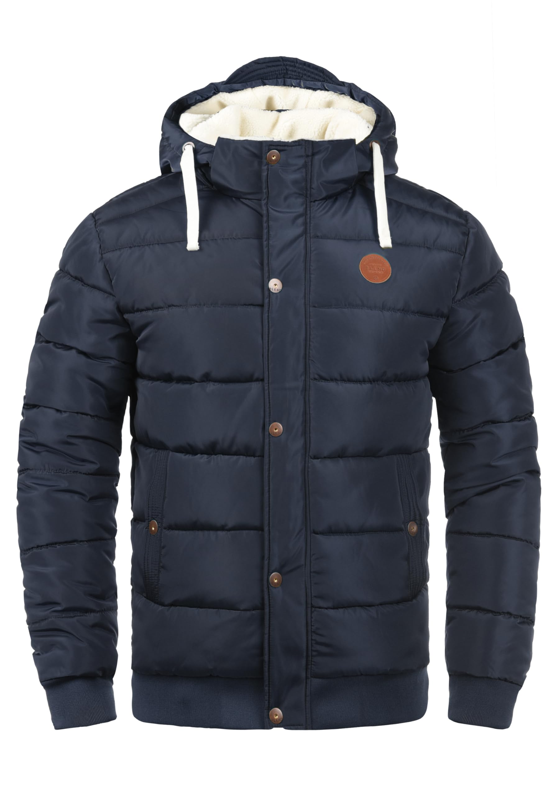 Blend Frederico Men's Winter Jacket Outdoor Jacket with Teddy Fleece with Hood