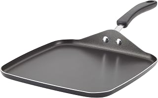 Farberware Cookstart DiamondMax Nonstick Square Griddle, 11-Inch, Black | Aluminum DiamondMax nonstick pancake pan, dishwasher safe square pan, oven safe to 350Â°F, for easy pancake breakfasts