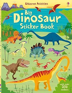 Big Dinosaur Sticker book: A Fun Activity Book About Prehistoric Creatures for Young Dino Fans (Ages 5-7)