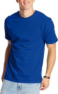 Hanes Men's Beefy-t T-Shirt, Heavyweight Cotton Tee, 1 Or 2 Pack, Big & Tall