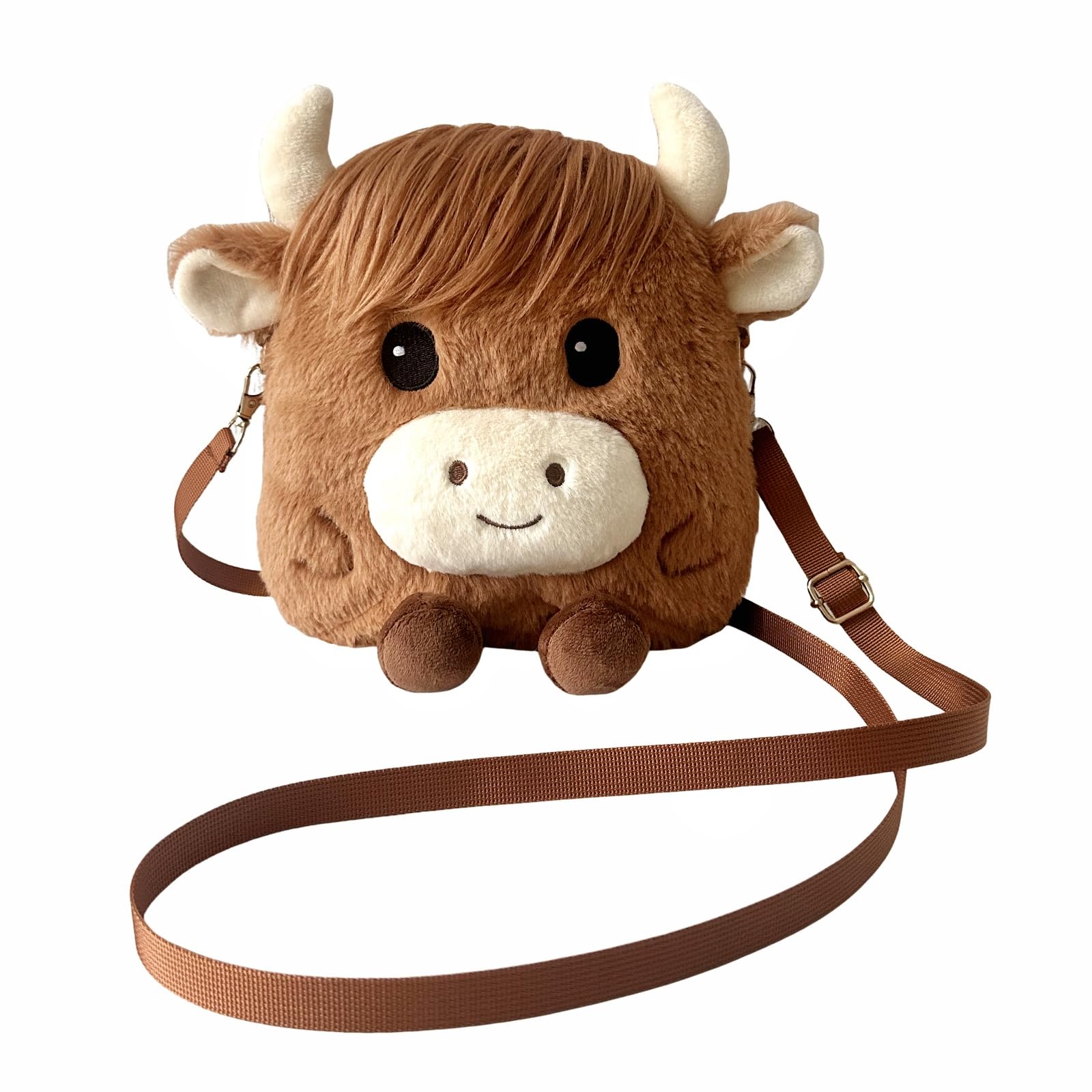 Uomieefy Animal Plush Crossbody Bag, Stuffed Animal Purse Gift | 8in/20cm Anime 