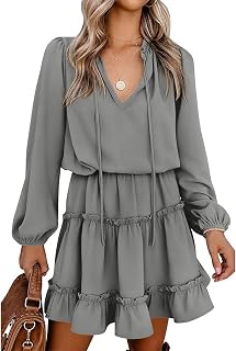 BTFBM Long Sleeve Dress for Women Fall 2026