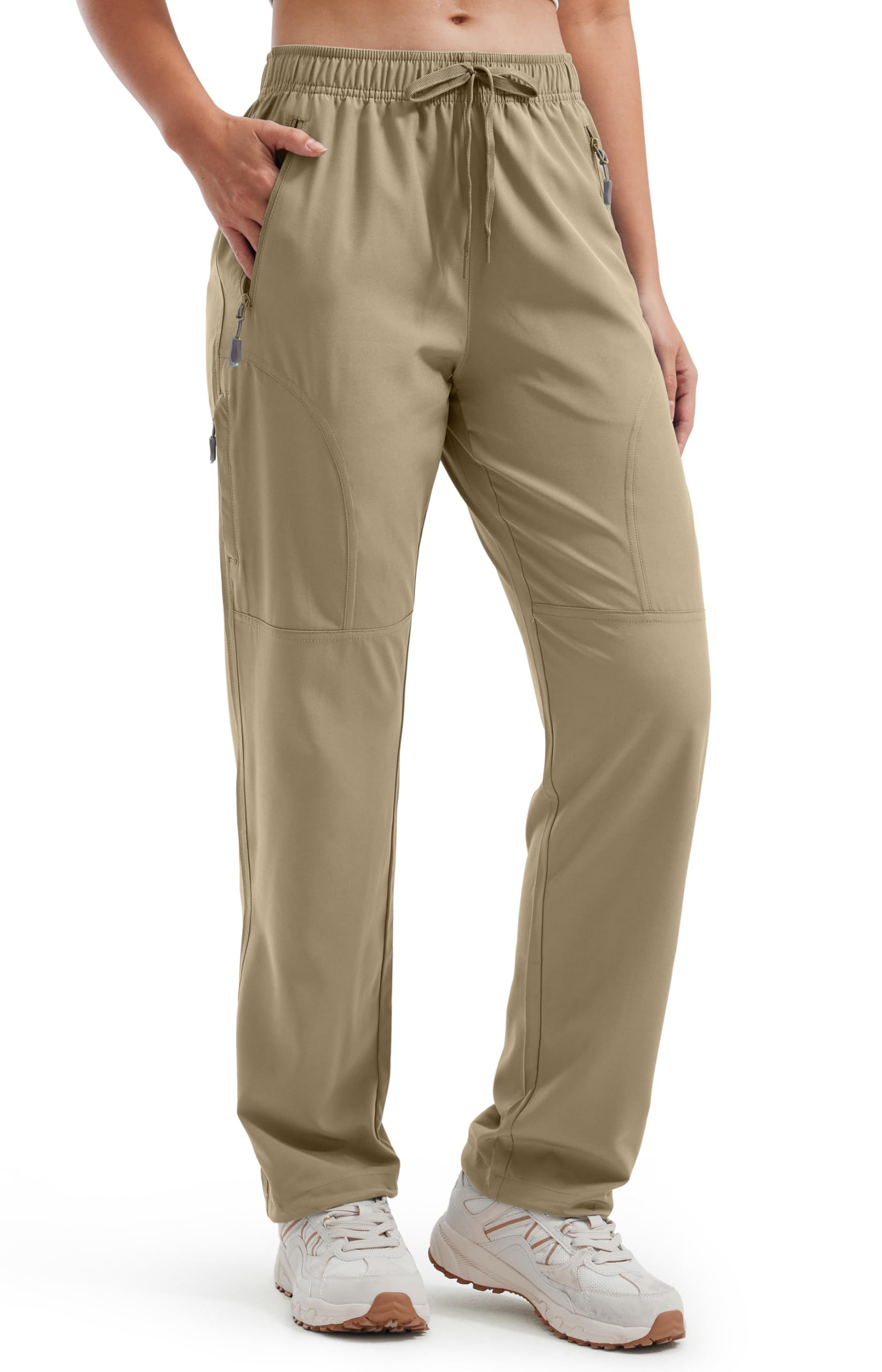 Libin Women's Hiking Pants Lightweight Quick Dry Cargo Pants Casual Safari Work 