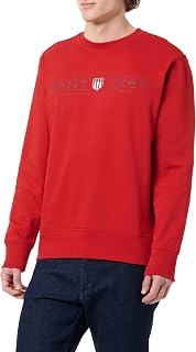 GANT Graphic C-Neck Sweat Men's Sweatshirt (Pack of 1)