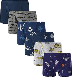 Winging Day Little Boys' Cotton Brief Soft Underwear Multipack