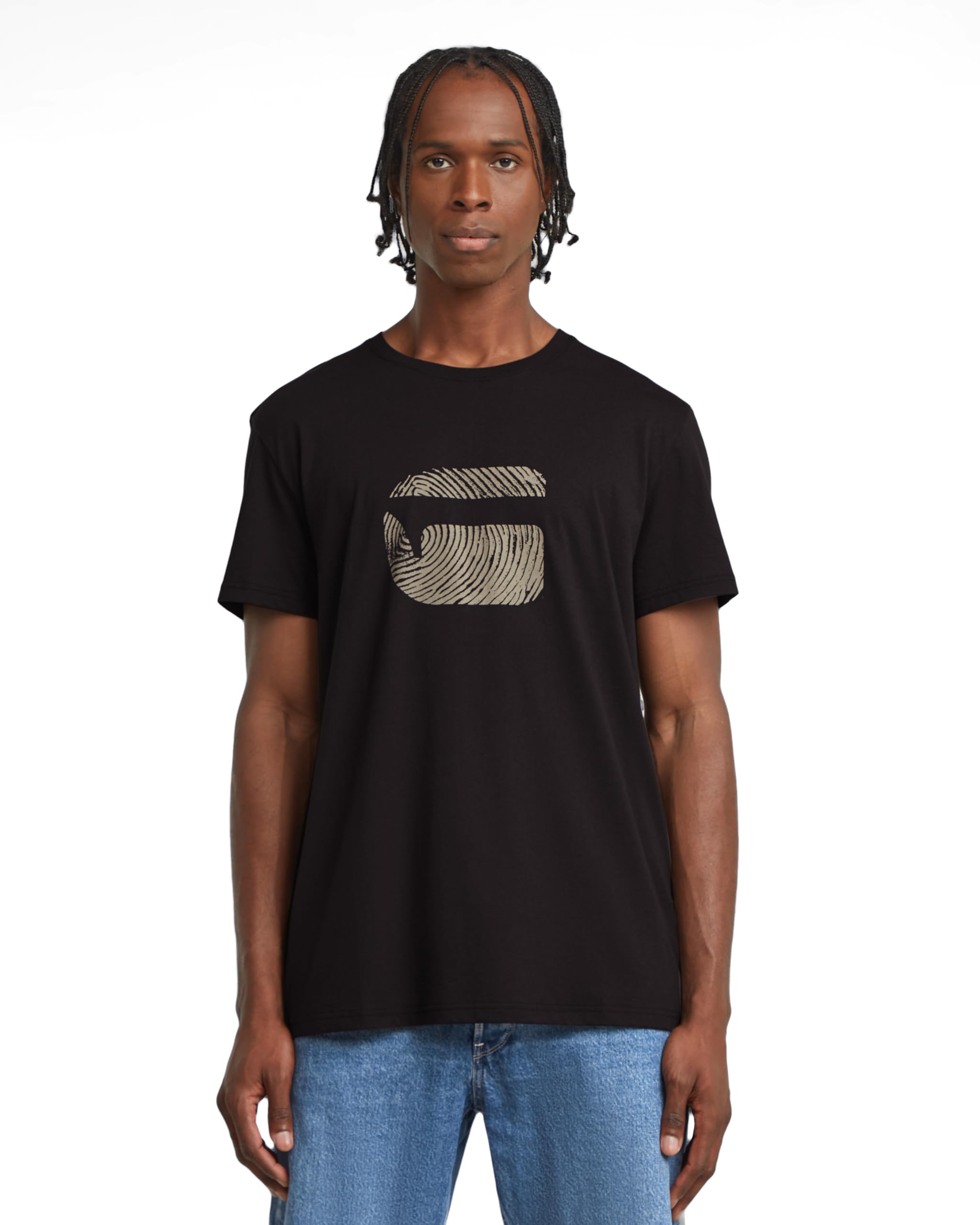 G-Star Hombre Finger Print Burger T-Shirt