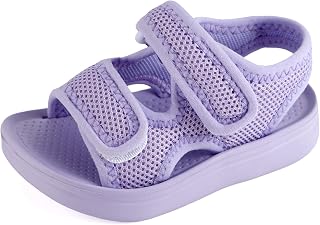 MK MATT KEELY Unisex Children's Summer Sandals Girls Boys Plain Non-Slip First Walking Shoes for Trekking Outdoor Beach EU 21-35