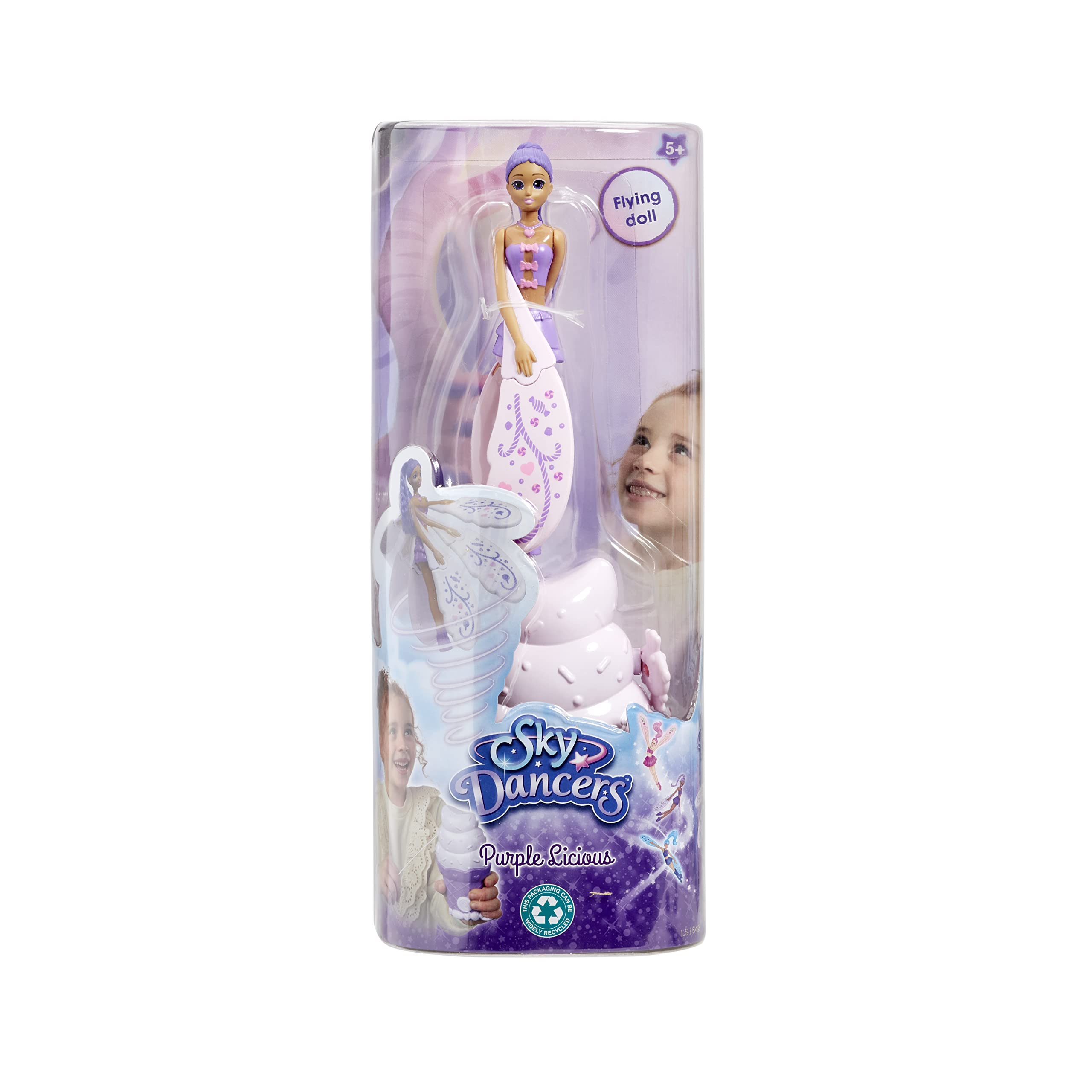 Sky Dancers: Purple Licious | Pull the Cord and Watch as She Makes a Dazzling Da
