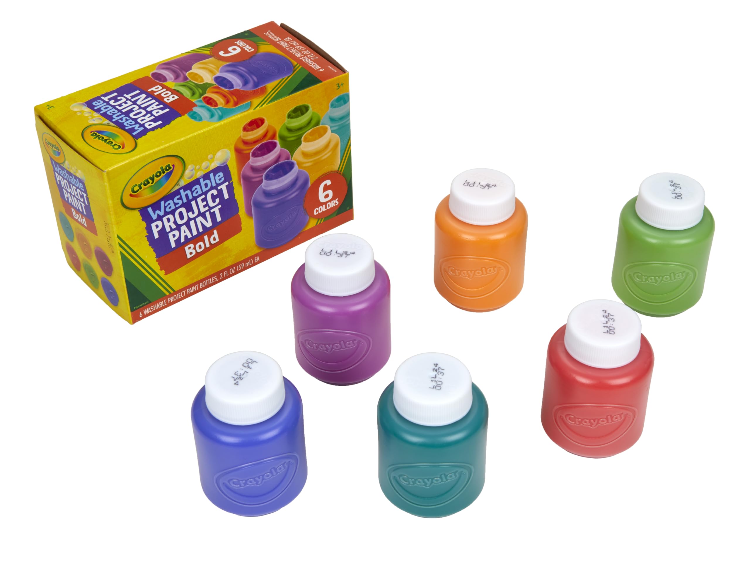 Crayola Washable Kids Paint (6ct), School Supplies, Painting Set for Kids, Sprin