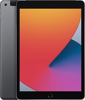 Apple iPad 2020 (10.2-inch, 128GB), Space Grey (Refurbished) | Wi-Fi + Cellular