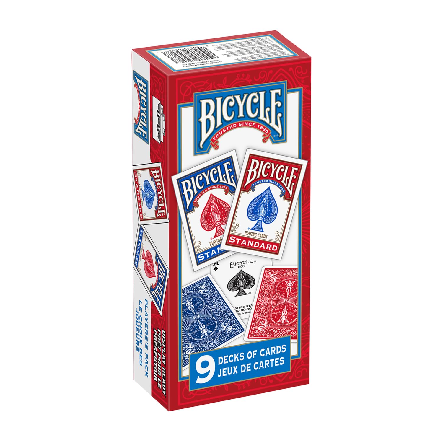 Bicycle Playing Card Decks,Standard Face - 9 Packs
