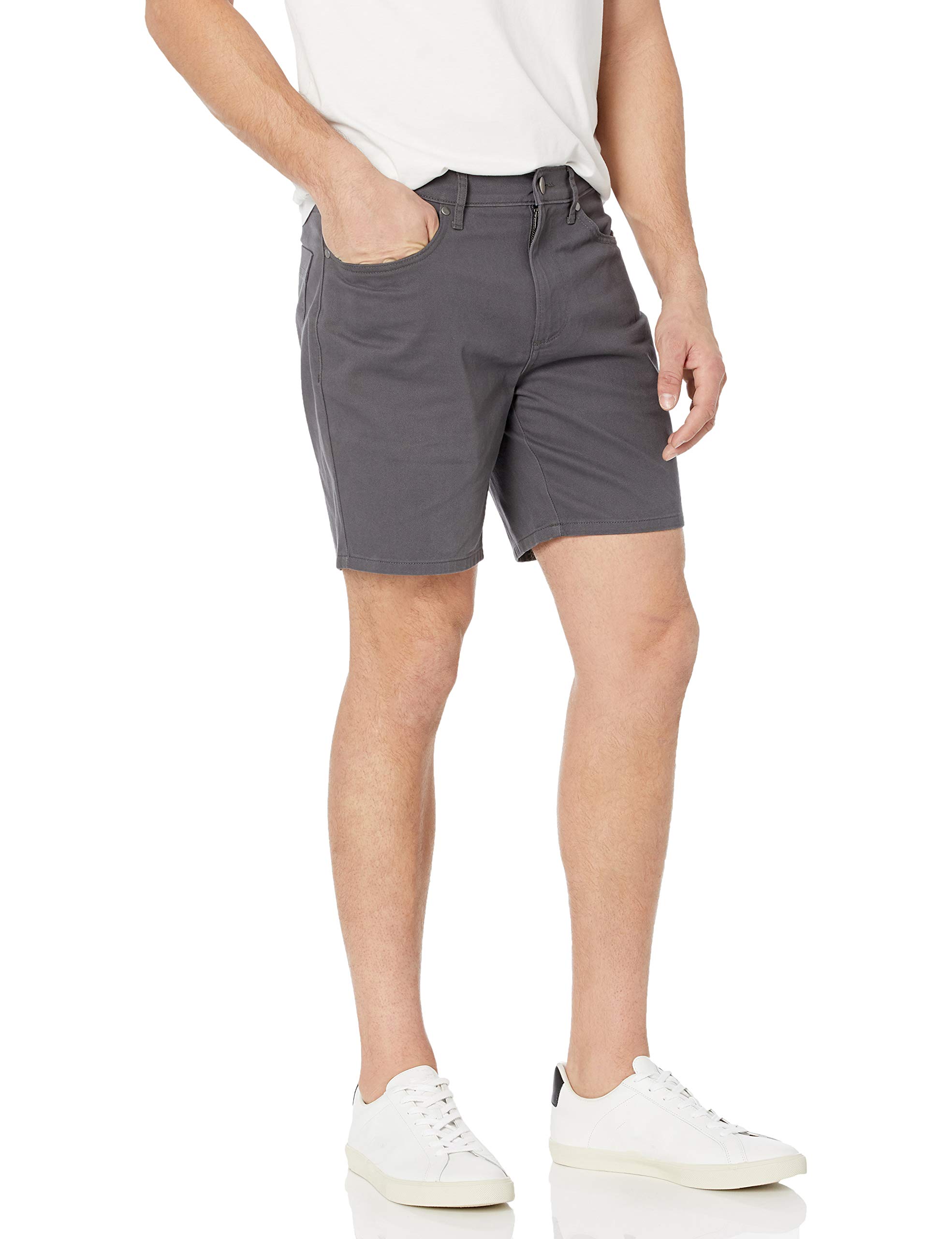 Amazon Essentials Mens Straight-fit 9" Inseam Stretch 5-Pocket Shorts