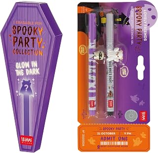 LEGAMI - Halloween Set, 1 Erasable Pen Blind Box, 2 Lovely Friends Pens | 1 blind box with 1 surprise eraser pen, invisible from the outside, plus 1 lovely pen set