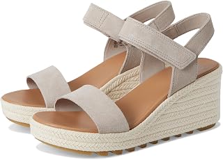 Sorel レディース コンテンポラリー ウェッジサンダル, Crushed Clay/Gum 17, 22.5 cm