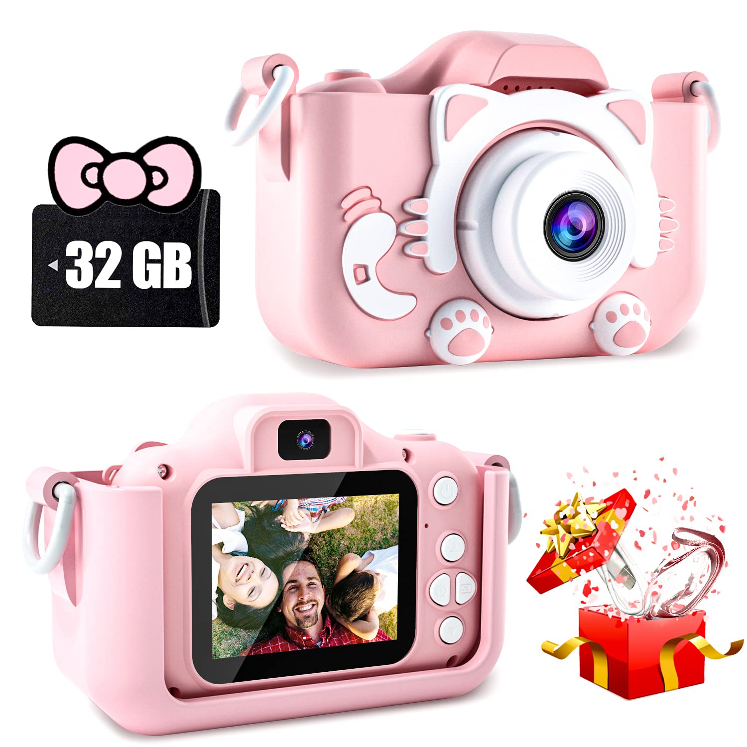 CIMELR Kids Camera Toys for 3 4 5 6 7 8 9 10 11 12 Year Old Boys/Girls, Kids Dig