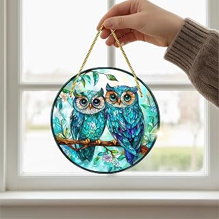 Colorful Glass Coat Hanger, Acrylic Hanging Ornament for Door Window Decoration, Home Decor and Christmas Decoration
