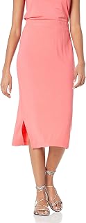 Amazon Essentials Women's Pull-On Knit Midi Skirt (Available in Plus Size)