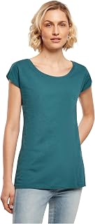 Build Your Brand Women's Bb013-ladies Wide Neck Tee T-Shirt
