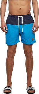 Urban Classics Men's Swim Shorts Block Swim Shorts for Men, Quick Drying, Resistant in Many Colour Variations, Sizes XS-5XL