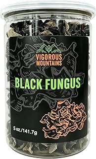 VIGOROUS MOUNTAINS Dried Woodear Mushrooms for Cooking 5 oz(141.7g)