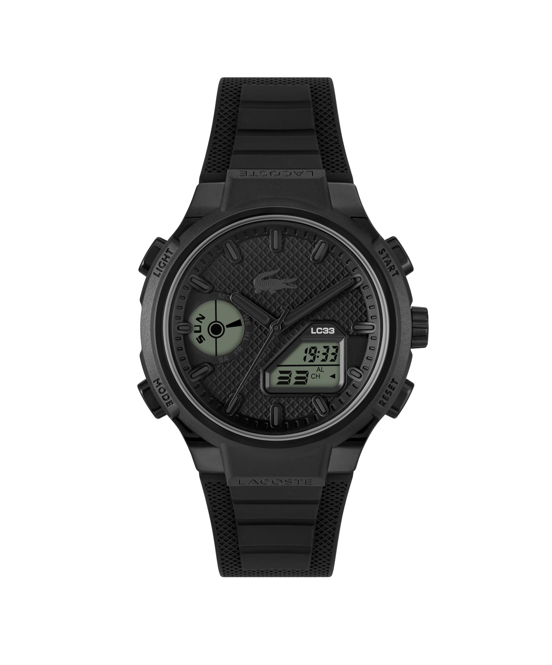 Lacoste LC33 Collection Multifunction Analogue Digital Quartz Watch with Silicon