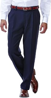 Haggar E-CLO Men's Repreve Stria Flat Front Trousers