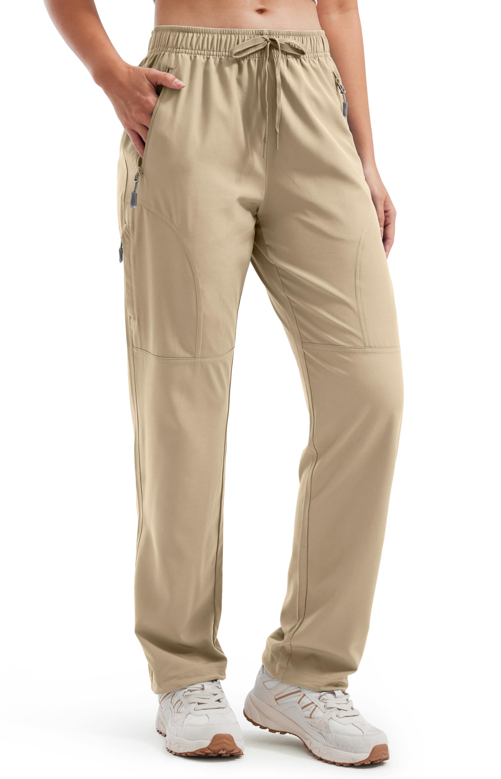 Libin Women's Hiking Pants Lightweight Quick Dry Cargo Pants Casual Safari Work 