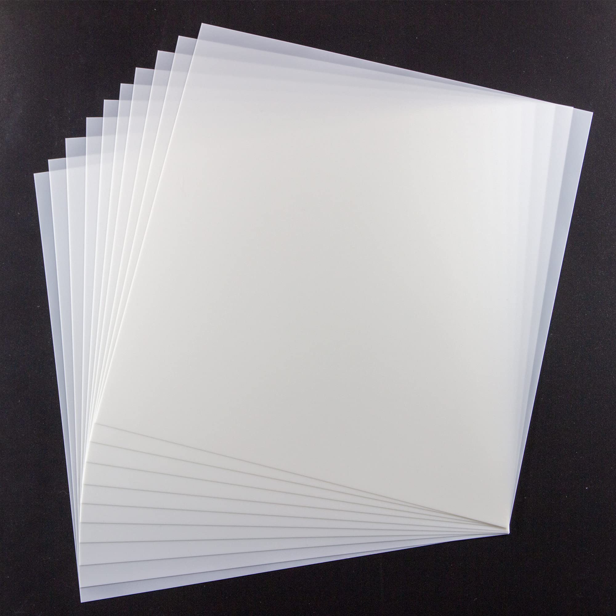 10PCS 7mil Blank Mylar Stencil Sheets,12X12 inch Milky Translucent PET Blank Ste