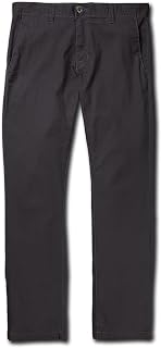Volcom Mens Frickin Modern Stretch Chino Pant – Everyday Wear Slim Fit Stretch Twill Pants