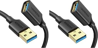 UGREEN USB 3.0 Extension Cable A Male to A Female 5Gbps (Pack of 2)