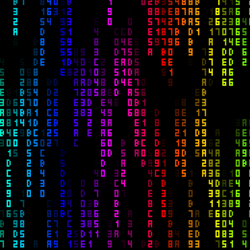 Rainbow Matrix Screensaver & Live Wallpaper: Animated Digital Rain Code Effects 