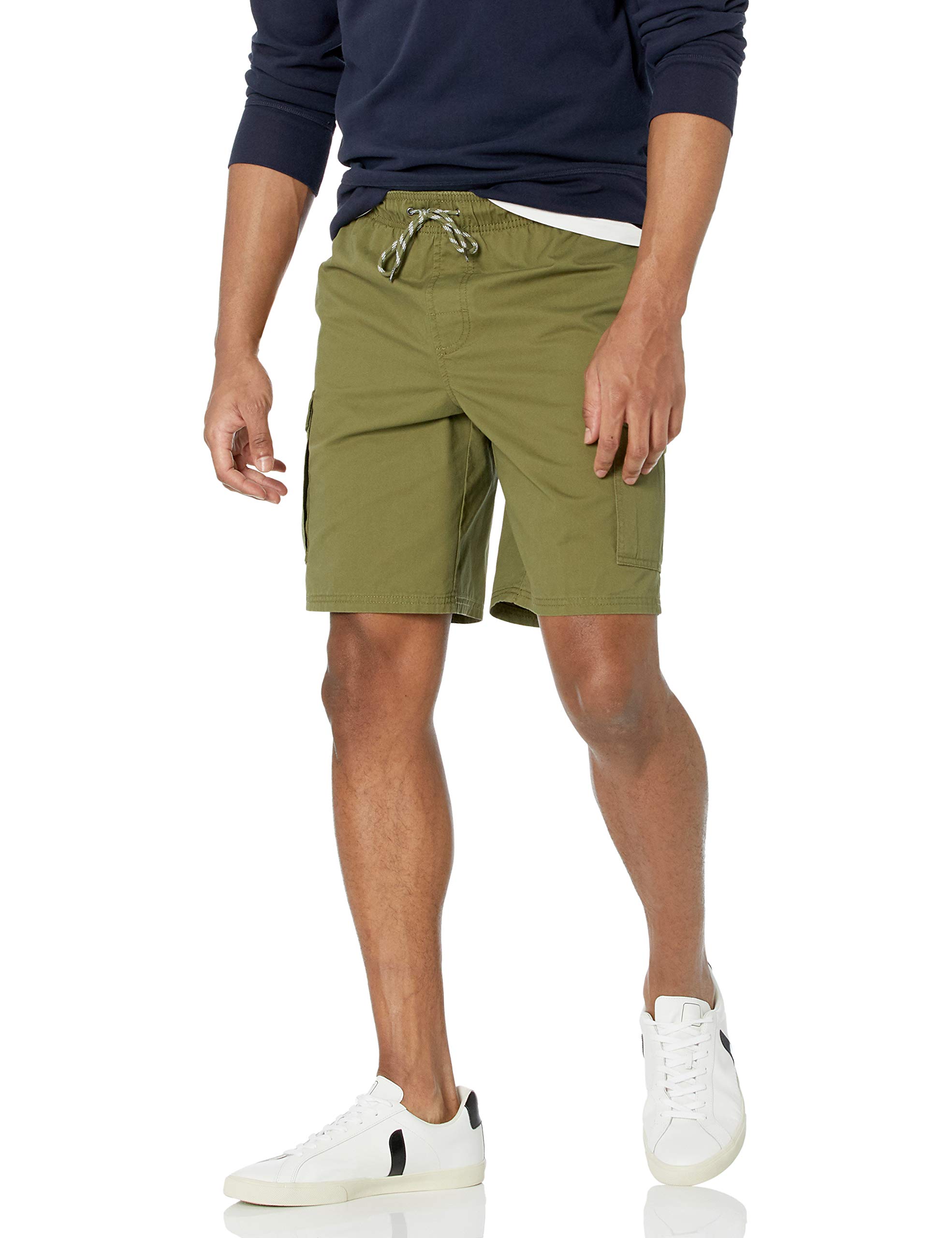 Amazon Essentials Mens Elastic Waist Cargo Shorts