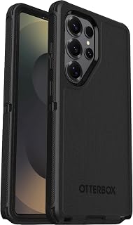 OtterBox Defender Cover for Samsung Galaxy S25 Ultra, Black