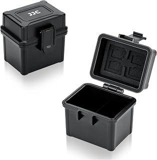 NP-W126 NP-W235 Battery Memory Card Storage Box for 2 x Camera Batteries