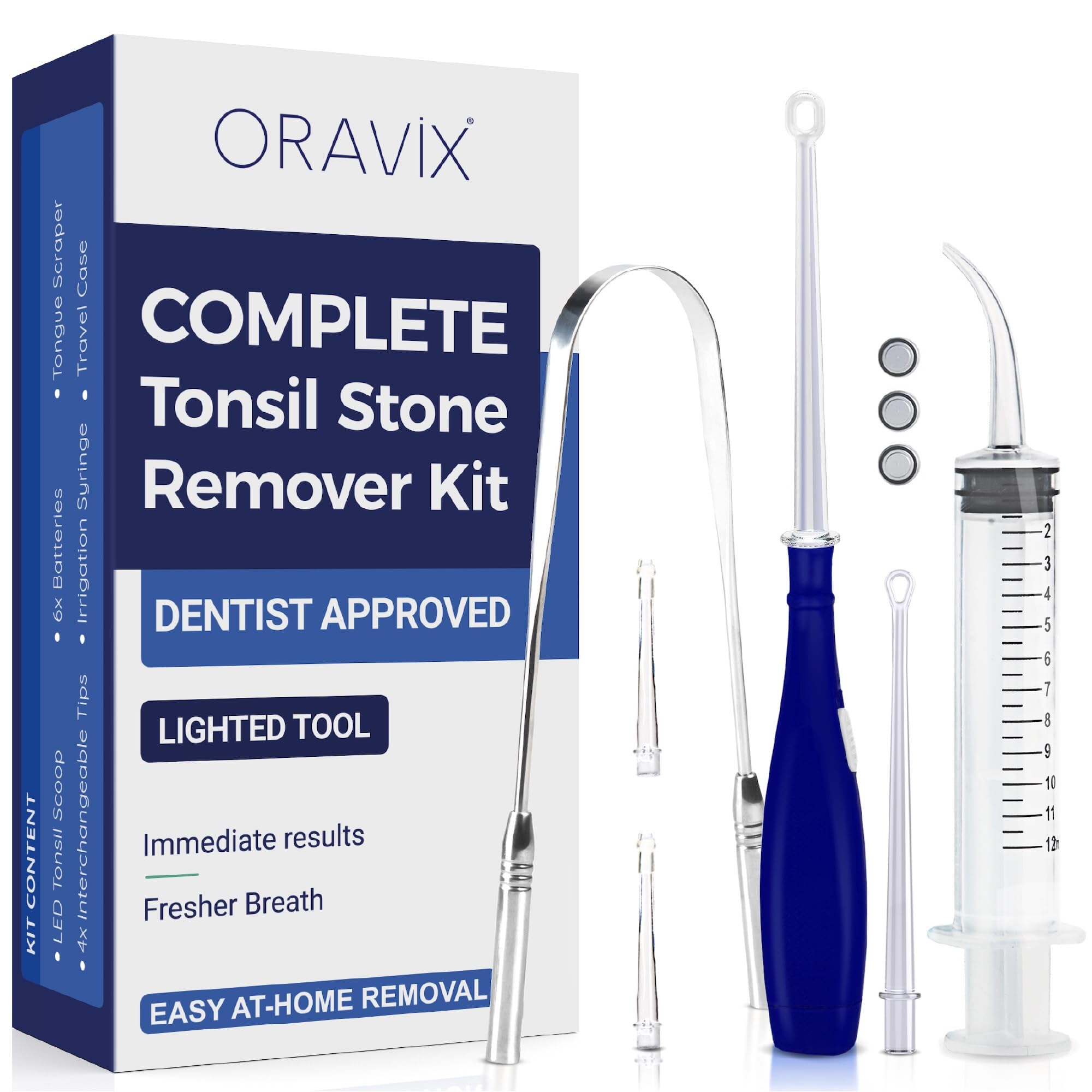 ORAVIX Tonsil Stone Remover - Tonsil Stone Removal Kit - Tonsillolith Remover To