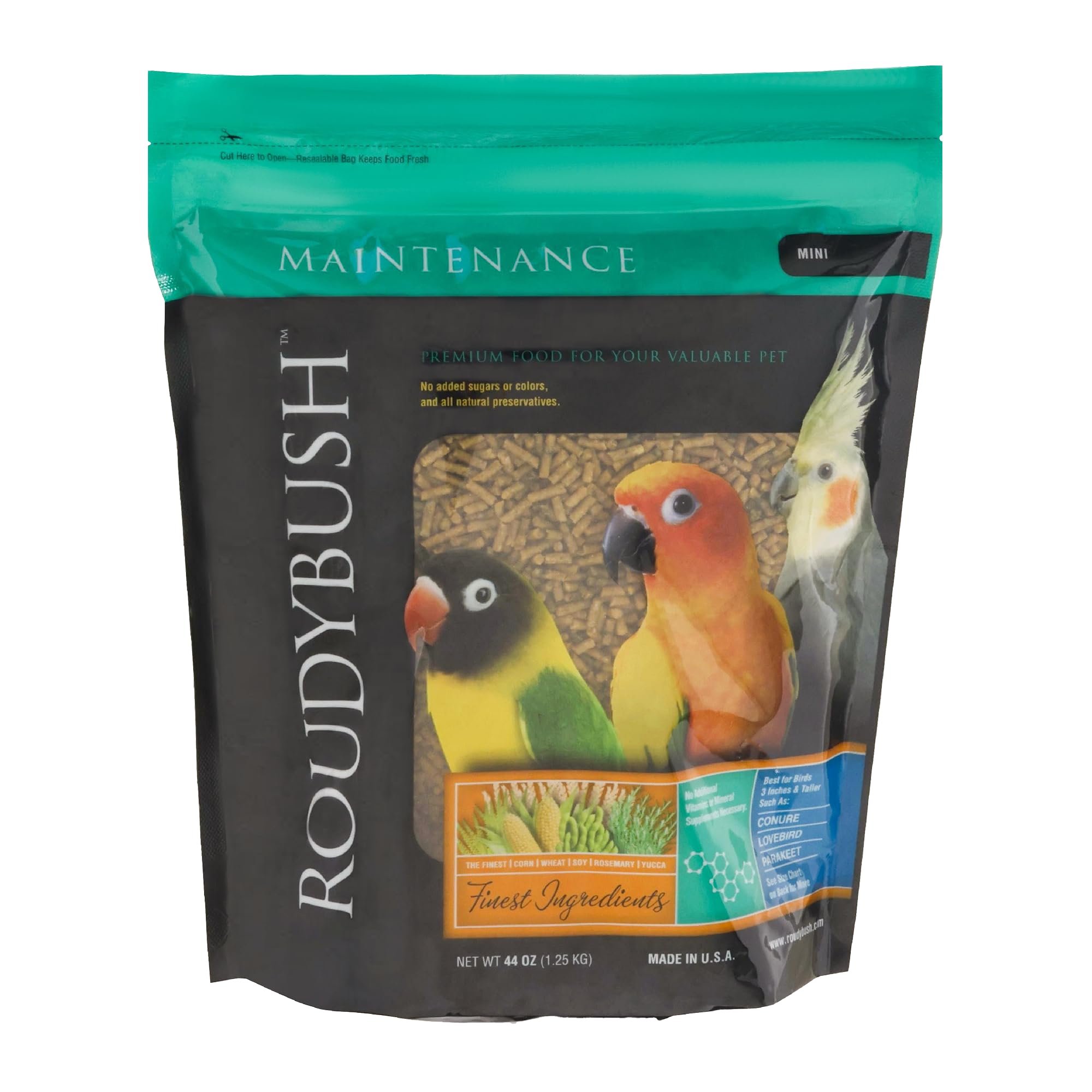 RoudyBush Daily Maintenance Food for Birds - Scientifically Formulated Bird Feed