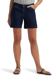 Lee Womens Legendary 5" Chino Short, Mythical Blue, 18